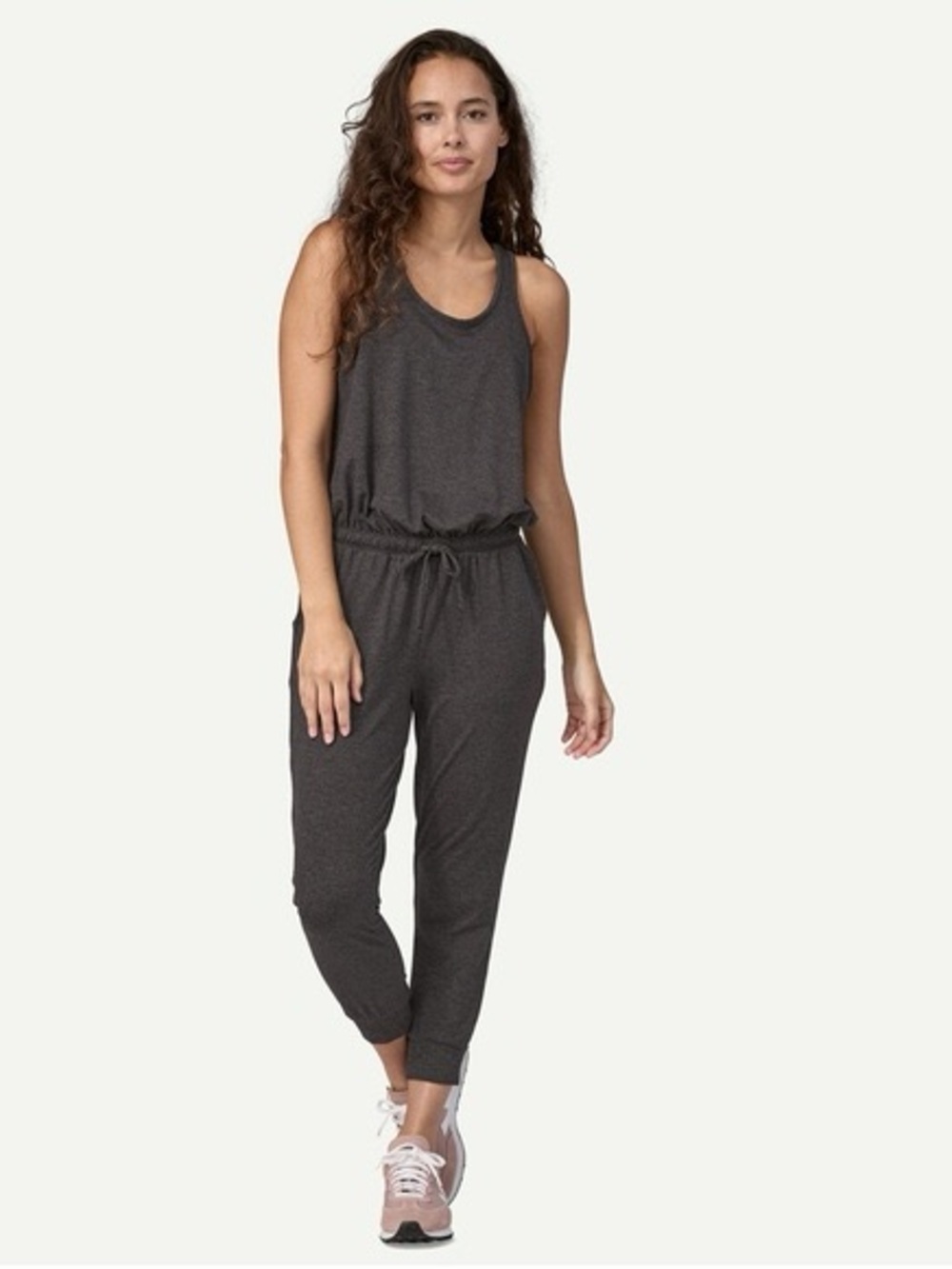 *PATAGONIA* Dark Grey Sleeveless Drawstring Seabrook Jumpsuit Size Small